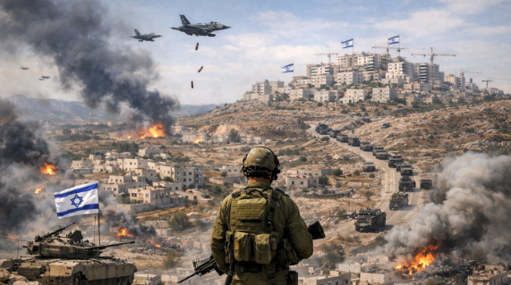 دومينيك دو فيلبان يدين الاستراتيجية الإسرائيلية التوسعية "التي لا نهاية لها".